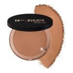 IT Cosmetics Bye Bye Pores Anti-Aging Bronzer, Diffuses Look of Pores + Fine Lines, Sun-Kissed Glow Face Makeup Powder, Oil-Free, Talc-Free, With Hyaluronic Acid – Universal Shade, 0.3 oz - Image 2