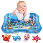 Infinno Inflatable Tummy Time Mat Premium Baby Water Play Mat for Infants and Toddlers Baby Toys for 3 to 24 Months, Strengthen Your Baby's Muscles, Portable - Image 2