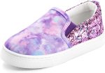 K KomForme Toddler Sneakers for Girls Boys Slip On Canvas Walking Shoes - Image 2