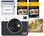 KODAK Mini Shot 3 Retro 4PASS 2-in-1 Instant Digital Camera and Photo Printer (3x3 inches) + 60 Sheets Cartridge Bundle, White - Image 2