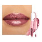Kaely 2-in-1 Mauve Metallic Lipstick and Lip Liner Makeup, Shimmer Liquid Metallic Lipsticks for Women, Glitter Lip Gloss Stain Long Lasting Waterproof Smudge Proof 24 Hour, Vegan & Cruelty-Free, 16 - Image 2