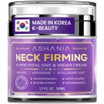 Korean Neck Firming Cream 1.7 fl oz – Peptide & Adenosine Tightening Cream with Hyaluronic Acid – Made in Korea – For Deep Neck Wrinkles, Loose Skin & Neckline Care - Image 2