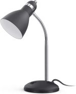 LEPOWER Metal Desk Lamp, Eye-Caring Table Lamp, Study Lamps with Flexible Goose Neck for Bedroom, Home Office (Matte Black) - Image 2