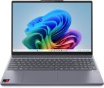 Lenovo IdeaPad Slim 3X - 2025 - Everyday AI Laptop - Copilot+ PC - 15.3" WUXGA Display - 16 GB Memory - 512 GB Storage - Qualcomm® Snapdragon® X - Luna Grey - Image 2