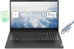 Lenovo V15 G4 15.6" FHD Laptop Computer, 24GB RAM 1.5TB Storage (1TB SSD+512GB Docking Station Set), 8-Cores AMD Ryzen 7, Windows 11 Pro with Microsoft Office Included, PLUSERA Earphones, Black - Image 2