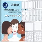 LitBear Large Pimple Patches (7 Sizes 112 Counts), Big Acne Patches, XL Hydrocolloid Bandages for Full Face, Forehead, Chin, Nose, Body, Back, Neck & Chest, Oval, Moon, Square hydrocolloid Patch - Image 2