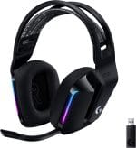 Logitech G733 Lightspeed Wireless Gaming Headset, Suspension Headband, Lightsync RGB, Blue VO!CE Mic, PRO-G Audio – Black, Gaming Headset Wireless, PC, PS5, PS4, Switch Compatible - Image 2
