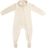MON CHOU Baby Footie Pajama - Luxuriously Soft Pima Cotton Newborn Sleepers - Organic Cotton Baby Pajamas - Newborn Onesie - Image 2
