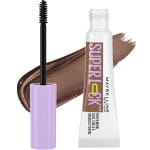 Maybelline Super Lock Brow Glue Eyebrow Gel, Lightweight and Waterproof Tinted Brow Gel For Up To 24HR Hold, Medium Brown, 1 Count - Image 2