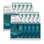 Mediheal Madecassoside Essential Sheet Mask Blemish Repair 10 pcs. 98% Purity Madecassoside & Hyaluronic Acid Included. Enhancing Moisture Barrier & Skin Texture Care. Vegan Formula Sheet Mask - Image 2