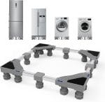 Mini Fridge Stand, Laundry Pedestal 29" Universal Fit Washer Pedestal, Adjustable Washer and Dryer Stand with 16 Strong Feet, Multi-Functional Washing Machine Base Stand for Washer and Dryer - Image 2