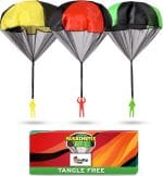 NUTTY TOYS Parachute Toys for Kids - Tangle Free Outdoor Flying Parachute Men, Top Indoor & Outside, 3 4 5 6 7 8 9 10 11 12 Year Old, Best Christmas Stocking Stuffers Idea 2025 Unique Boy & Girl Gifts - Image 2