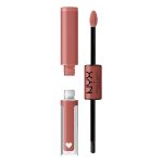 NYX PROFESSIONAL MAKEUP Shine Loud, Long-Lasting Liquid Lipstick with Clear Lip Gloss - Magic Maker (Dusty Nude Mauve) - Image 2