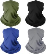 Neck Gaiter Bandana Face Mask: Sun Cooling Scarf Gator Cover Head for Men Women - Image 2