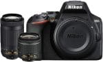 Nikon D3500 24.2MP DSLR Camera w/AF-P 18-55mm VR Lens & 70-300mm Dual Zoom Lens (1588B) – (Renewed) - Image 2