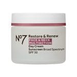 No7 Restore & Renew Multi Action Face & Neck Cream - Anti Aging Face Moisturizer with SPF 30 - Helps to Firm & Hydrate Crepey Skin - Formulated with Hyaluronic Acid, Peptides & Ceramides (1.69 Oz) - Image 2
