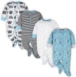Onesies Brand baby-boys 4-pack Sleep 'N Play Footies - Image 2