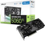 PNY NVIDIA GeForce RTX™ 5060 Ti OC Dual Fan, Graphics Card (16GB GDDR7, 128-bit, Boost Speed: 2692 MHz, SFF-Ready, PCIe® 5.0, HDMI®/DP 2.1, 2-Slot, NVIDIA Blackwell Architecture, DLSS 4) - Image 2