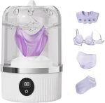 Portable Mini Washing Machine for Underwear, Socks, Baby Clothes, Face Mask, Rechargeable Cordless Laundry Cup for Apartment, Dorm, RV, Hotel, Travel & Camping, Quiet and Compact, Deep Cleaning - Image 2