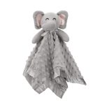 Pro Goleem Elephant Security Blanket, Soft Lovey Unisex Lovie Baby Gifts for Boys and Girls Snuggle Toy Stuffed Animal Newborn Essentials and Items Grey 16 Inch - Image 2