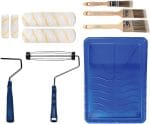 Pro Grade Paint Roller Kit, Brush & Roller,10 Piece Set, Wall Painting Naps for Professionals & Homeowners - All Paints & Stains, Washable, Reusable, Easy to Clean, Superior Absorbency. - Image 2