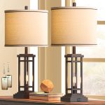 ROTTOGOON 27.5 Tall Farmhouse Table Lamps with USB C + USB A Charge Ports, Rustic Living Room Lamps Set of 2, Black Industrial End Table Lamp for Bedroom Living Room Nightstand (Oil-Rubbed Bronze) - Image 2