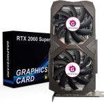 RTX 2060 Super 8GB Graphics Card 256Bit GDDR6 Video Card with Ray Tracing, Dual Fans, PCI Express x 16 3.0 HDMI Display Port DVI, Supports Up to 8K for Office Creative Work PC Gaming - Image 2