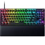 Razer Huntsman V3 Pro TKL 8KHz Esports Gaming Keyboard: Analog Optical Switches Gen 2-8000 Hz Polling Snap Tap - Rapid Trigger - Adjustable Actuation - Media Controls - PBT Keycaps - Black - Image 2