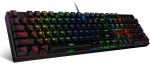 Redragon K582 RGB Mechanical Gaming Keyboard, 100% 104 Keys Standard Layout Gaming Keyboard with Double-Shot ABS Keycaps, Dynamic 16.8M RGB Backlit & Linear Red Switch, Redefine Software Supported - Image 2