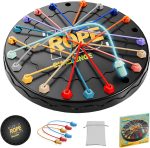 Rope Untangling Puzzle Game, Educational Strategy Board Game for Kids & Adults, Family Travel Party Games with Multi-Level Challenges, Gifts for All Ages(Manual on Box) - Image 2