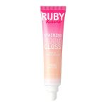 Ruby Kisses pH Lip Gloss, Pink Tinted Lip Balm Stain, Mood Color Changing Lipstick with Mango Butter for Long-Lasting Hydration, Lightweight Non-Sticky Shine, Fuller & Smoother Lips - Image 2