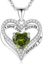 S925 Sterling Silver Necklace for Women, Wife Jewelry Rose Gold, Mom Birthday Valentines Mothers Day Gifts, Girlfriend Necklaces, Daughter Heart Jewel, Anniversary for Her - Image 2