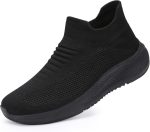 SHULOOK Womens Slip on Walking Shoes Comfort Lightweight Breathable Sock Shoe Non-Slip Mesh Casual Fashion Tennis Running Sneakers - Image 2