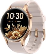 Smart Watch for Women, Answer/Make Call, 1.32'' AMOLED Ultra-Clear Screen Fitness Tracker with Heart Rate/Sleep/SpO2 Monitor, Smartwatch for iPhone/Samsung/Android, 110+ Sport Modes, 3ATM Waterproof - Image 2
