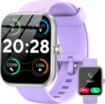 Smart Watch with Alexa Built-in, 1.83" HD Touchscreen, Bluetooth Calling, Fitness Tracker, Running Coach, Sleep Coaching, 120+ Sport Modes, IP68 Waterproof, Heart Rate for iPhone Android (Purple) - Image 2