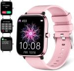 Smartwatch for Women - Call, Fitness Tracker, Heart Rate & Sleep Monitor, 1.69" Touch Screen, Waterproof - For Android & iPhone, Pink - Image 2