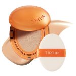 TIRTIR Mask Fit Ai Filter Cushion Foundation | AI-Like Semi-Matte Finish - Up to 72-Hour Medium to Full Coverage Korean BB Cushion Make up Beauty, #23N Sand, 0.63 Fl Oz - Image 2