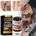 Tattoo Cover Up Makeup Waterproof – 2 Color Long Lasting Tattoo Concealer for Body, Scars, Spots & Vitiligo, Sweatproof Full Coverage Concealer for Flawless Skin - Image 2