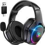 Tatybo Wireless Gaming Headsets for Ps5 Ps4 PC, 2.4GHz USB & Type-C Gaming Headphones, 40H+ Hrs & 7.1 Surround Sound with Noise Canceling Microphone for Switch Phone - Image 2