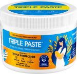 Triple Paste Diaper Rash Cream for Baby - 8 Oz Tub – Zinc Oxide Ointment Treats, Soothes and Prevents Diaper Rash - Pediatrician-Recommended Hypoallergenic Formula for Daily & Overnight Protection - Image 2