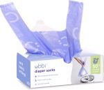 Ubbi Disposable Diaper Sacks, Lavender Scented, Easy-To-Tie Tabs, Diaper Disposal or Pet Waste Bags, 200 Count - Image 2