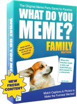 WHAT DO YOU MEME? Family Edition by Relatable, Now with Refreshed Content - Kids Games 8+, Family Games for Kids and Adults, The TikTok Viral Sensation, Includes 300 Caption Cards, 108 Photo Cards - Image 2