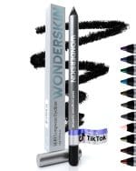 Wonderskin Eyeliner Pencil, 1440 Longwear Deep Black Eyeliner Pencil - Waterproof, Sharpenable & Smudge Proof - Image 2