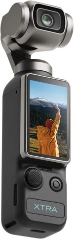 Xtra Muse, Vlogging Camera with 1'' CMOS & 4K/120fps Videos, Pocket Camera with 3-Axis Gimbal Stabilizer, Fast Focusing, Face/Object Tracking, Digital Video Camera for Photography, Digital Camera - Image 2