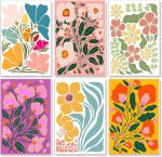 Yezavesu 6 Pack Paint by Numbers Kit for Adults Beginner 8x12 Inch, Flowers Adult Paint by Number Kits on Canvas Without Frame, DIY Acrylic Easy Flower Painting by Numbers for Home Wall Decor Gift - Image 2