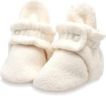 Zutano Unisex Fleece Baby Booties, Two Snap Closure, Newborn to 24 Months - Image 2