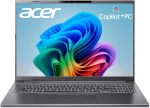 acer Aspire 16 AI Copilot+ PC | 16" WUXGA 120Hz 100% sRGB Display | Snapdragon X | NPU: 45 Tops - GPU: Up to 1.7 TFLOPs | 16GB LPDDR5X | 512GB PCIe Gen 4 SSD | Wi-Fi 7 | A16-11M-X0LW - Image 2