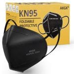 akgk KN95 Face Mask 50 PCS, Breathable Protection Masks, Individually Wrapped, 5-Ply KN95 Black Masks, Cup Dust Safety Masks - Image 2