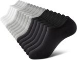 wernies No Show Socks Men, Low Cut Ankle Short Casual Cotton Socks with Non Slip Grips 6-10/11-13 - Image 2