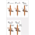 1 PC Double Ends Contour Pencil Highlighter, Multi Functional Facial Contour Highlighter Pencil(01#, 5g) - Image 2